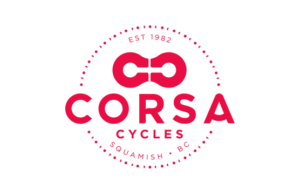 Corsa Cycles logo and branding portfolio