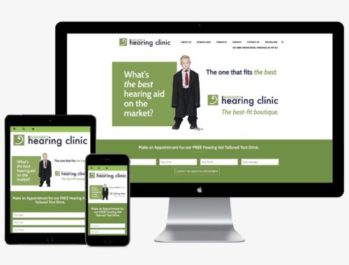 Nanaimo Hearing Clinic responsive web design by Better Mousetrap Marketing