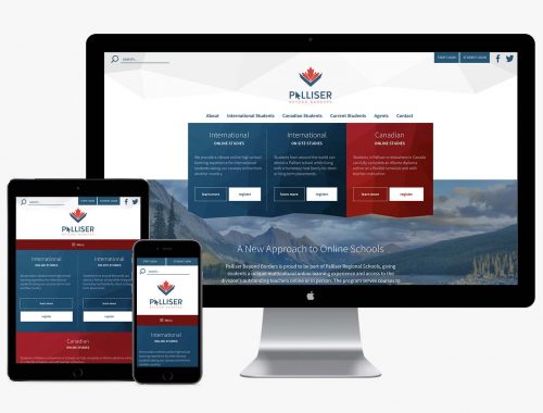 A sample of marketing services provided to Palliser Beyond Borders in Alberta including web design, marketing planning, and advertising campaign.